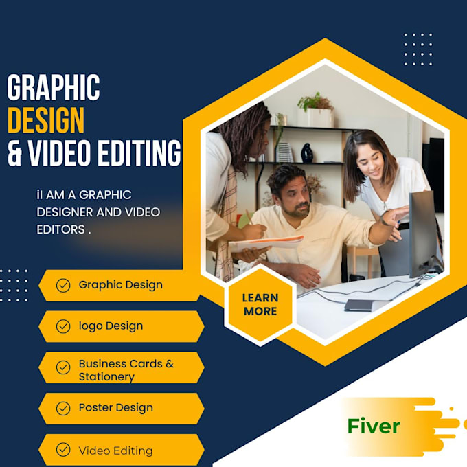expert graphic design and dynamic video editing