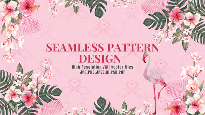 design seamless patterns for textile, floral fabric prints