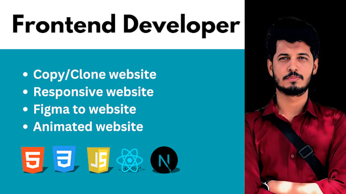 craft a responsive frontend using react and nextjs based on your design