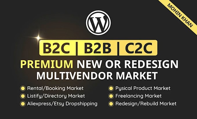 develop multi vendor ecommerce marketplace or dokan marketplace