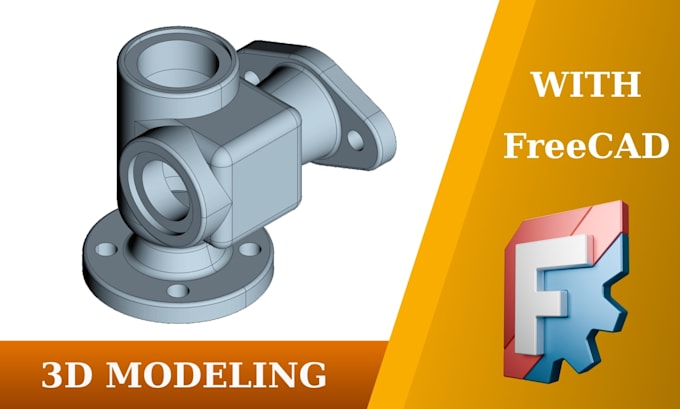 create your 3d parametric model in freecad