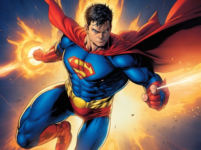 Make you into superhero comic cartoon character by Riettenaude Fiverr