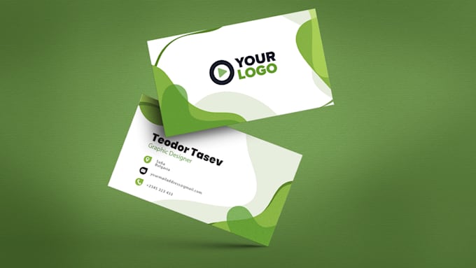 design outstanding business card design print ready