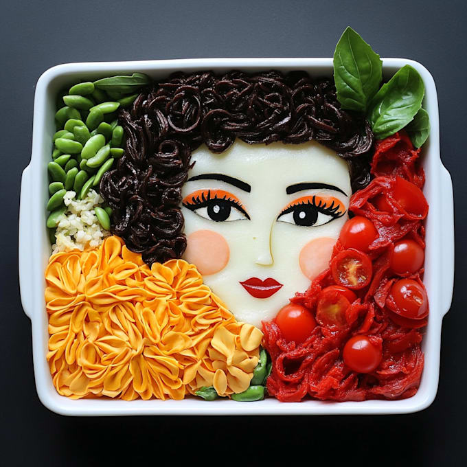 make food pop art of your food