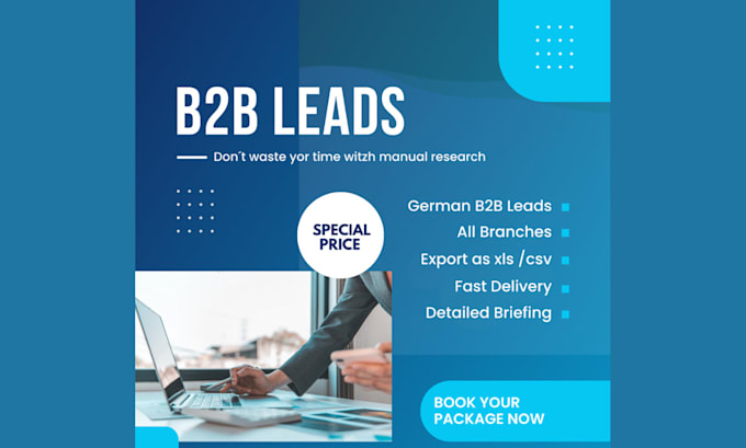 provide german b2b leads for cold calling
