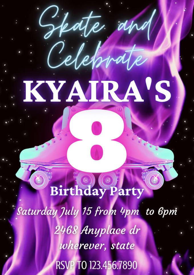 Event flyers, professional flyers, posters, and event invitations by