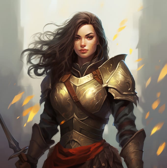 Make illustrate dnd character art and dnd character art by Walitar | Fiverr