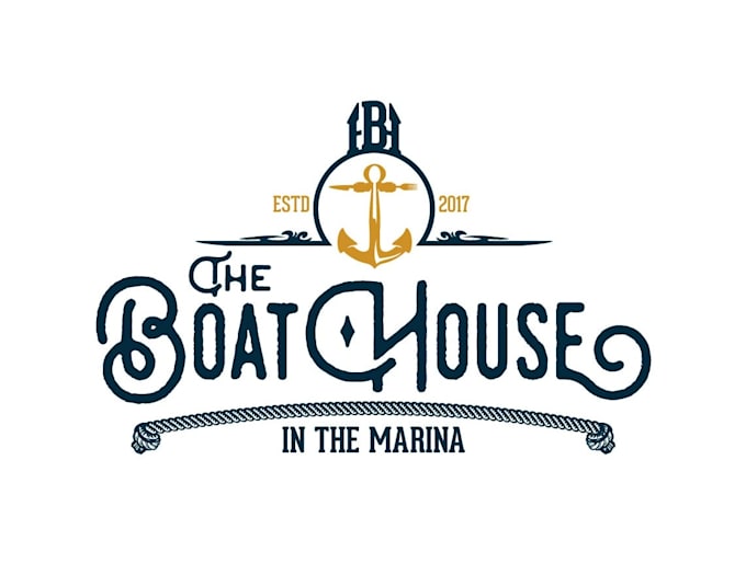design modern awesome boat logo
