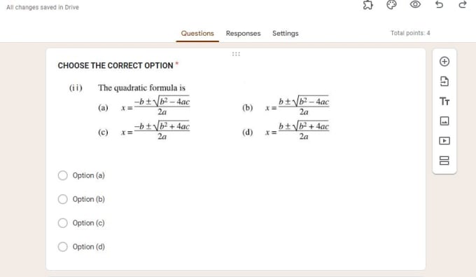design interactive google forms for quiz, registration, and survey