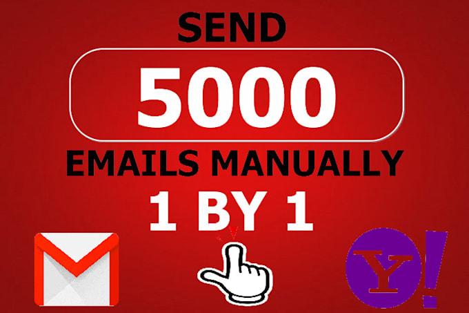 send 5000 emails manually one by one