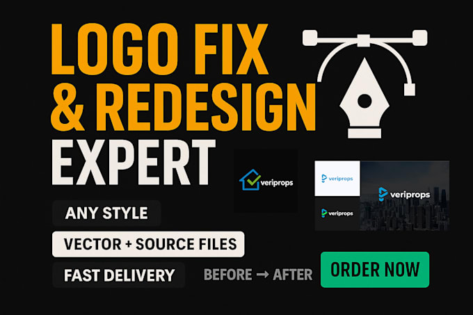 fix, modify, revamp,edit or redesign your apparel logo