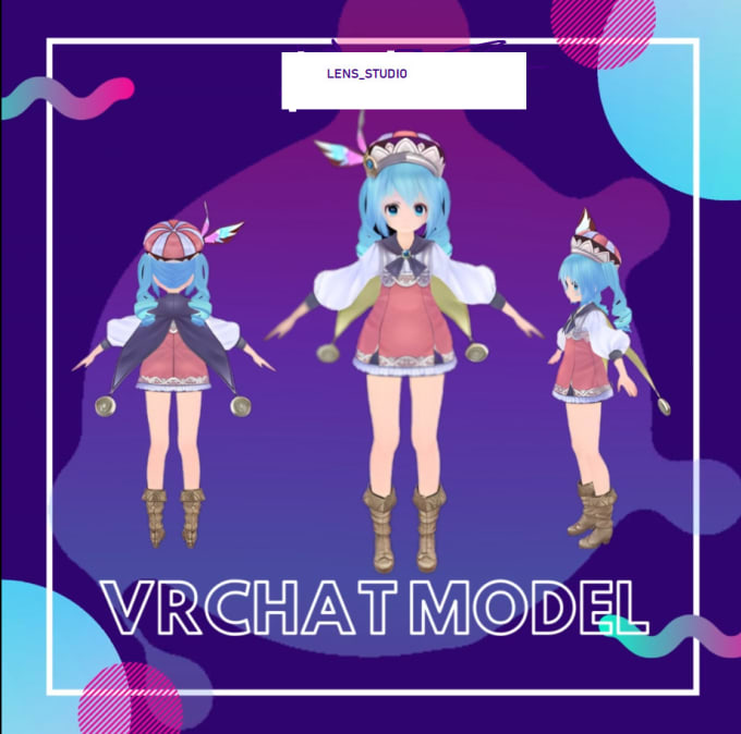 Create vr furry avatar, vrc avatar, 3d anime model for vrchat and ...