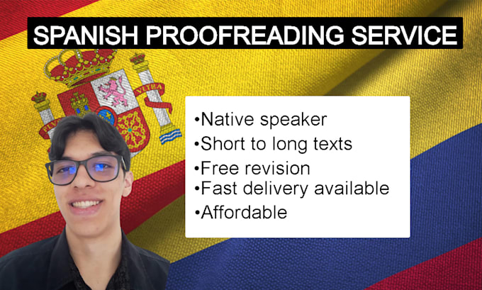 proofread and edit any spanish translations