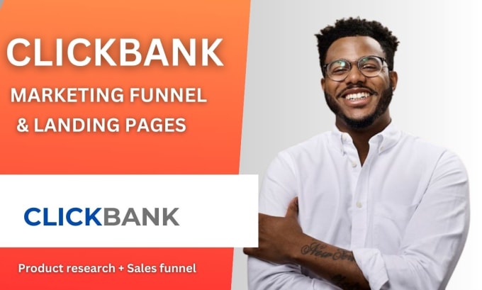 Clickbank affiliate marketing sales funnel or Landing Page