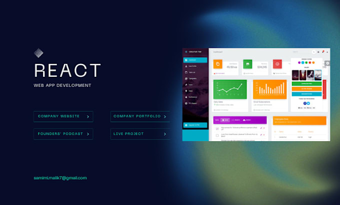 develop react web app
