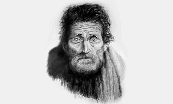 realistic pencil portrait from a photo