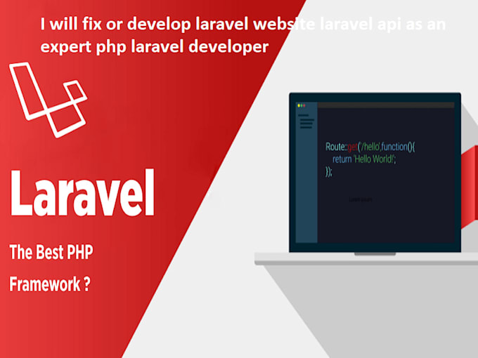 fix or develop laravel website laravel api as an expert php laravel developer