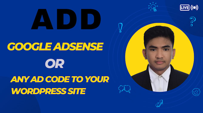add adsense or any ad code to your wordpress site