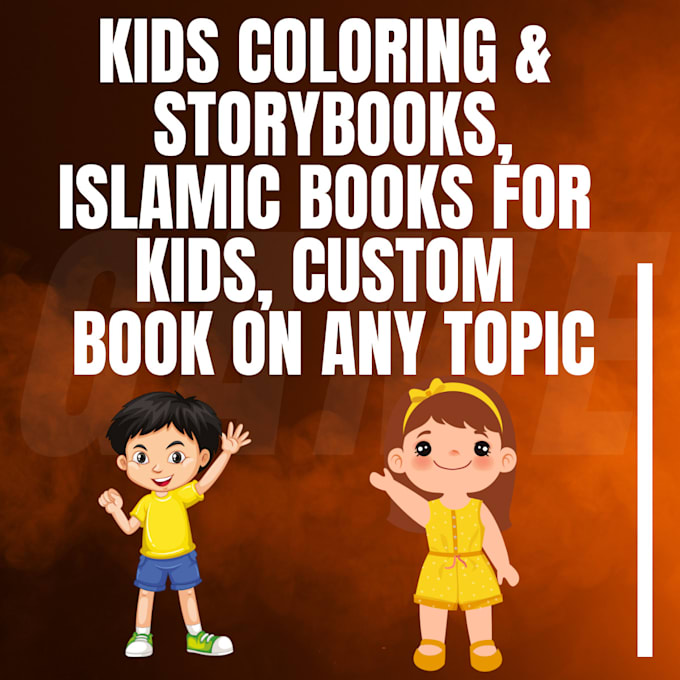create coloring and storybooks for kids