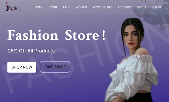 Dounique,simple and modern ui ux fashion website by Naseeruiux | Fiverr