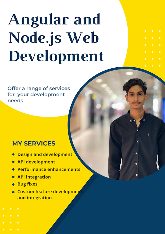 Provide angular and nodejs web development services by Yousufhussain98 ...