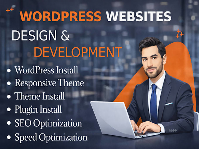 develop a professional wordpress website