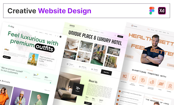 Do design for website, ui ux, mobile app, dashboard by Pritue | Fiverr