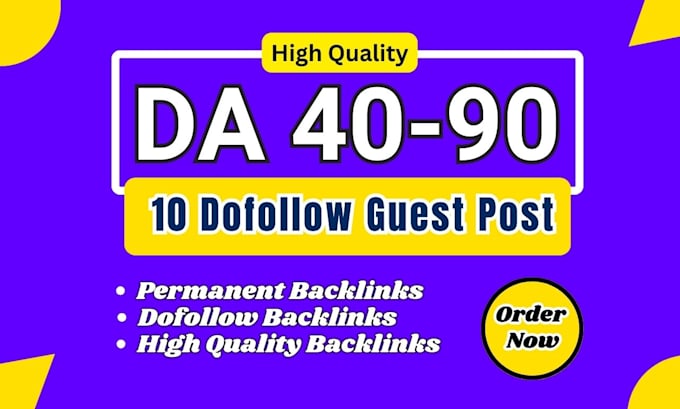 10 dofollow guest post