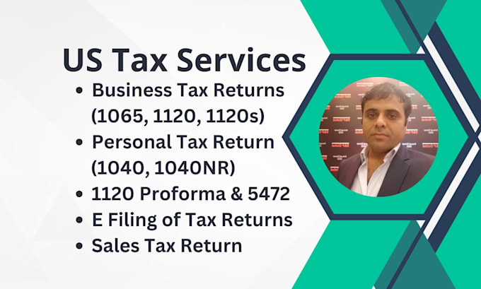 prepare and efile US individual and business tax returns 1040 1065 1120