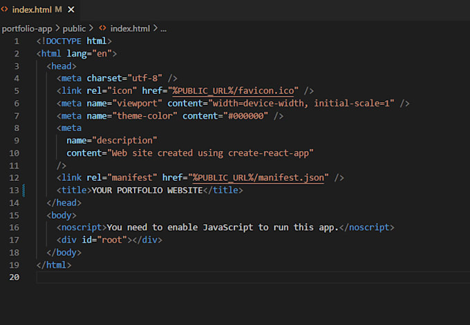 Create a perfect portfolio website with react typescript or javascript ...