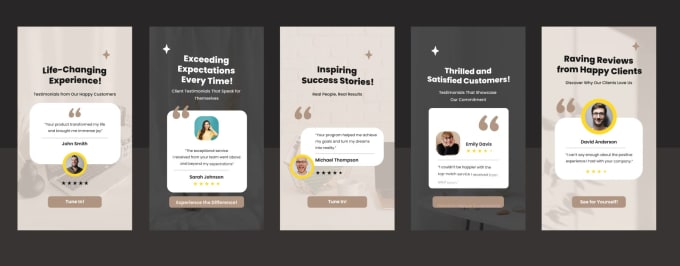 create custom animated client testimonial videos