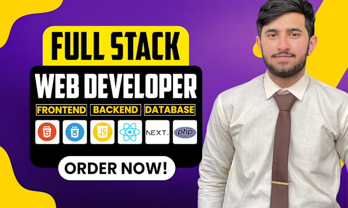 Be front end or backend website developer in html, css, js, react ...