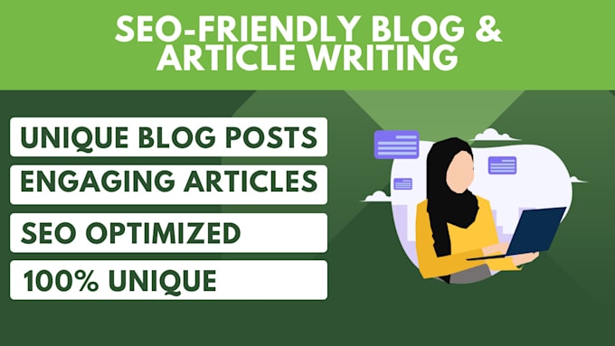 write SEO friendly blog posts, articles, website content writing