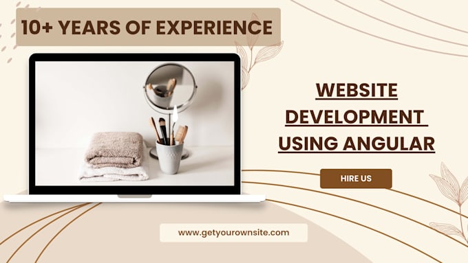 develop website using angular