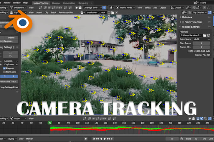 do camera tracking and matchmove