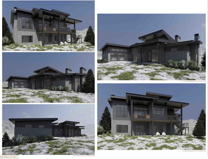create 3d design of your house using lumion or vray