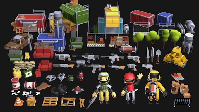Low Poly Model Maker Create low poly 3d models for games, web, or animation by Ashish2053 ...