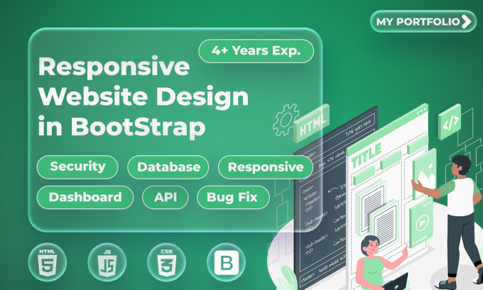 Design Develop Responsive Html Css And Bootstrap Website By Muzamilqasim Fiverr 0477