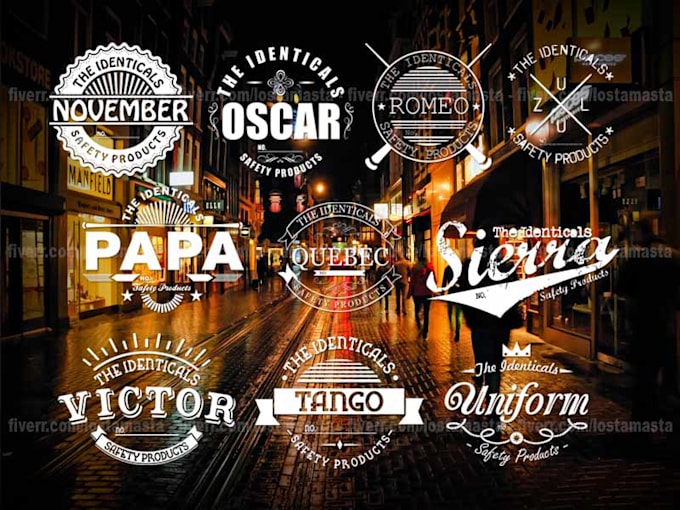 design custom vintage logo