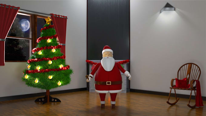 customize unique christmas and new year greetings video