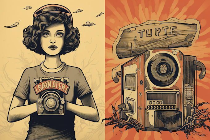 make classic retro vintage mascot logo