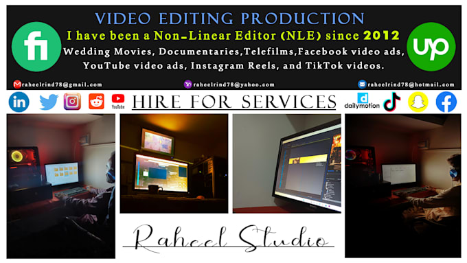 do professional video editing, perfect for your content