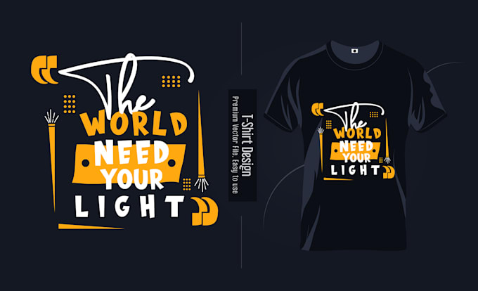 Do best custom typography text and printable t shirt designs by Tanny