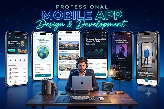 do android app, ios app development, mobile app development as flutter developer