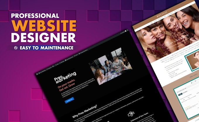 design or redesign a website as per your requirements