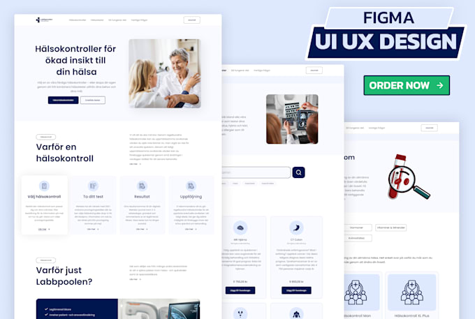 Do website ui ux design, landing page ui ux design in figma by ...