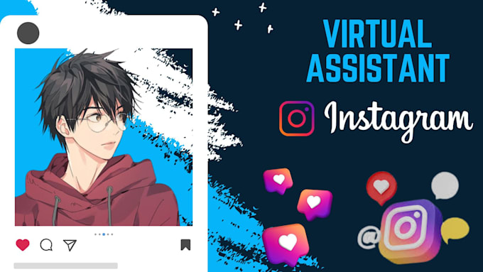 be your virtual assistant for instagram and facebook