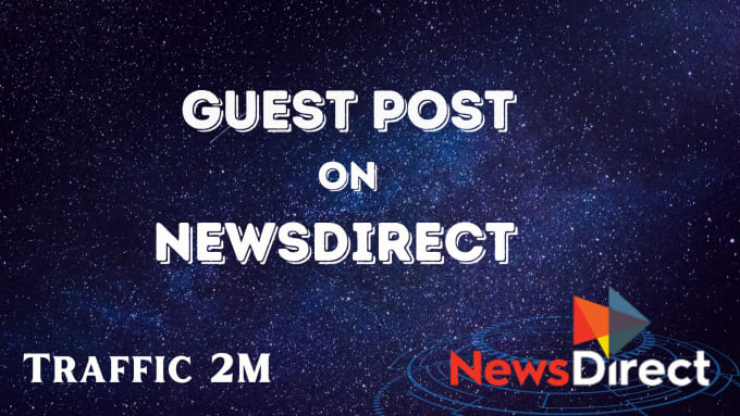 guest post with permanent dofollow news backlink from a DR 75 website