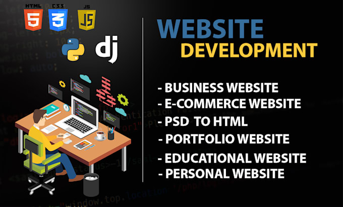 Crafting bespoke website development with html, css, javascript, psd to ...