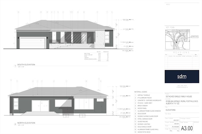 draw architectural site plan, floor plan, elevation ,section